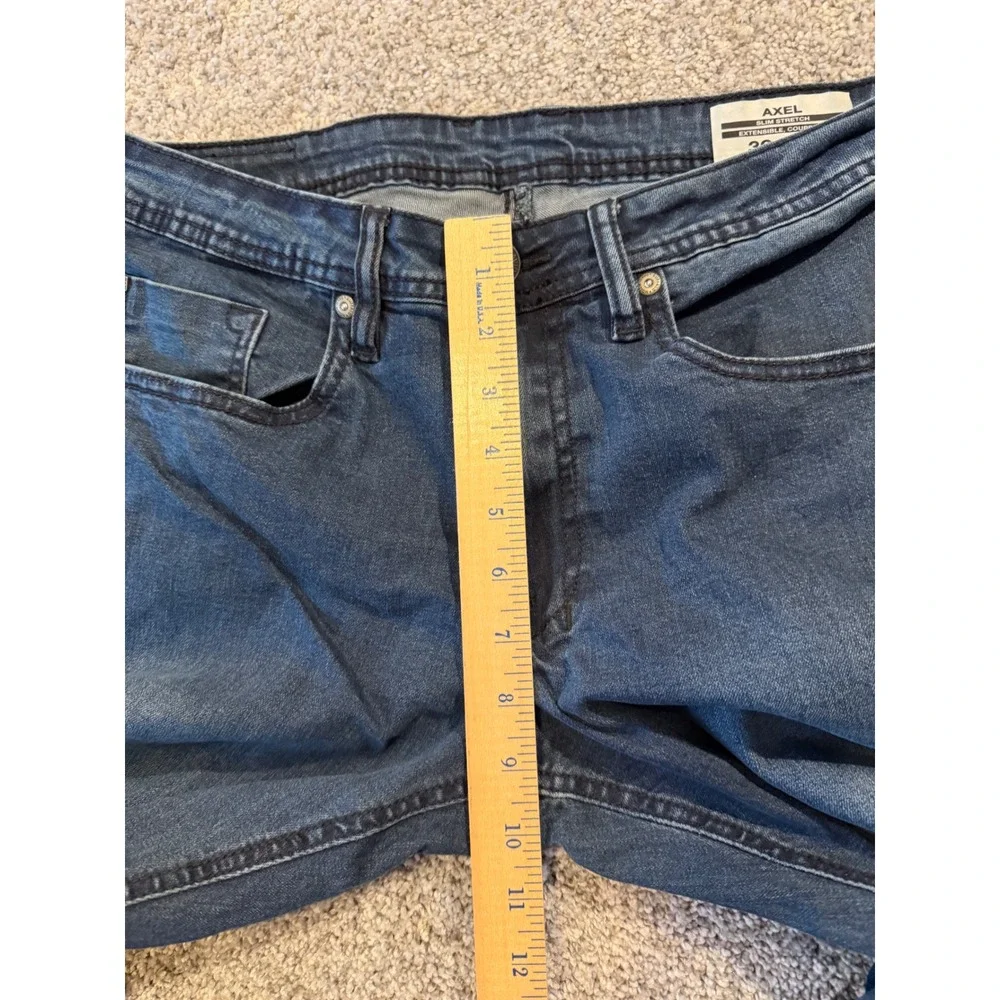 Buffalo David Bitton Jeans Mens 32x29 Blue Axel Slim Stretch Dark Wash Denim